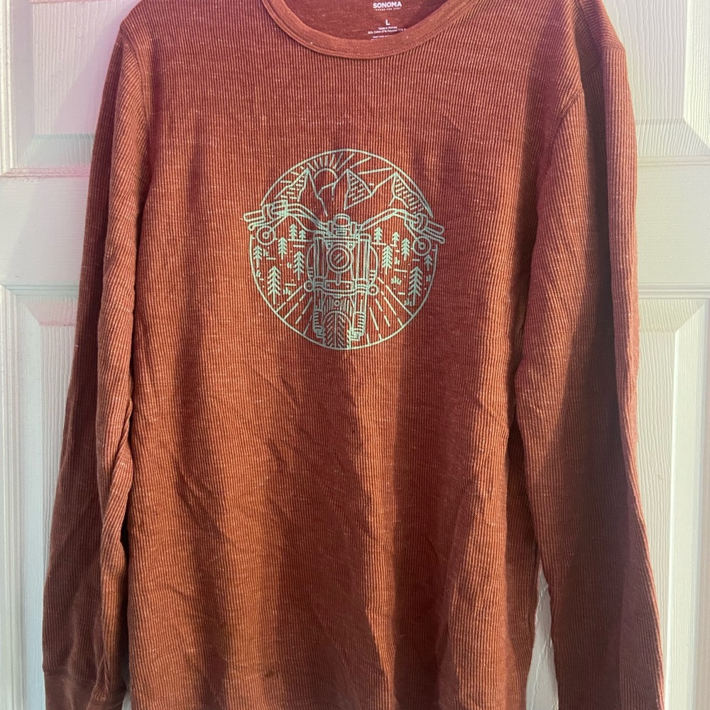Rust Long Sleeve Graphic Tee